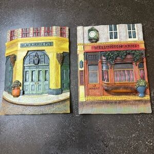 The London Storefronts Wall Plaques